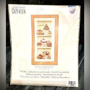 Delicious Cakes Counted Cross Stitch Kit (17.8” x 6.8”)